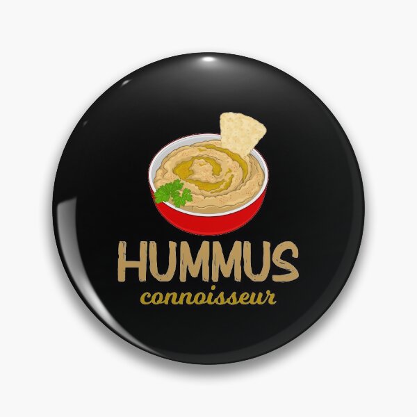 Item preview, Funny Vegan Chickpea Pita Hummus Connoisseur print designed and sold by jakehughes2015.