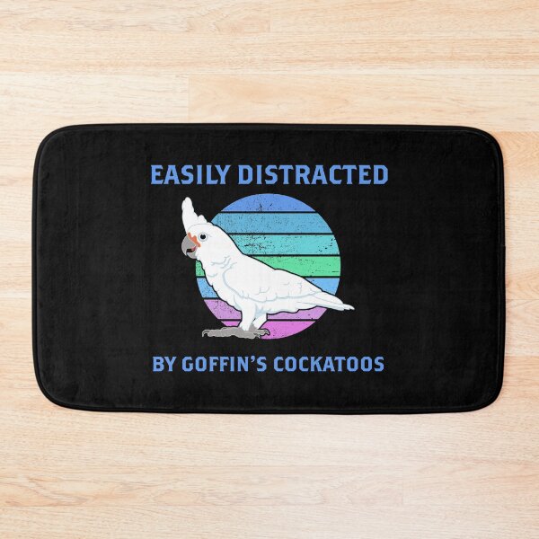 Item preview, Easily Distracted Pet Parrot Owner Goffin Cockatoo print designed and sold by jakehughes2015.