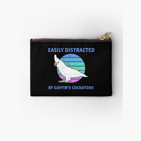 Item preview, Easily Distracted Pet Parrot Owner Goffin Cockatoo print designed and sold by jakehughes2015.