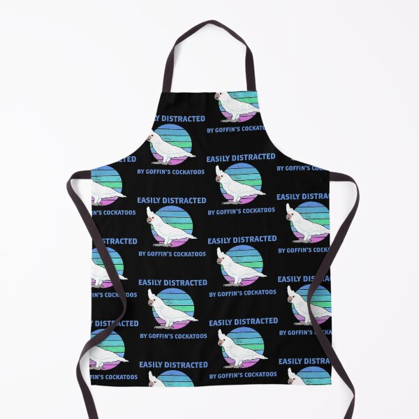 Item preview, Easily Distracted Pet Parrot Owner Goffin Cockatoo print designed and sold by jakehughes2015.