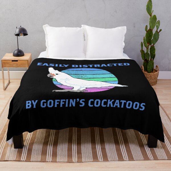 Item preview, Easily Distracted Pet Parrot Owner Goffin Cockatoo print designed and sold by jakehughes2015.