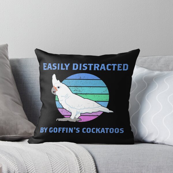 Item preview, Easily Distracted Pet Parrot Owner Goffin Cockatoo print designed and sold by jakehughes2015.