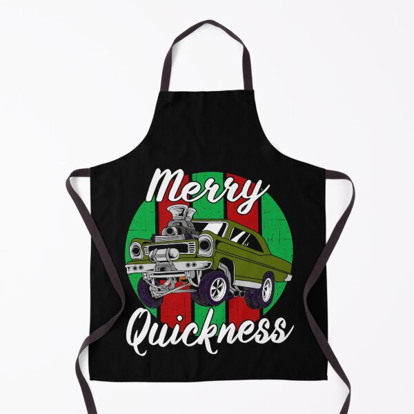 Item preview, Merry Quickness Funny Christmas Vintage Hotrod Muscle Car designed and sold by CharJens.