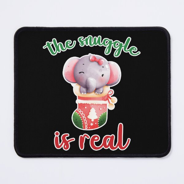 Artikelvorschau, Die Kuschel ist echt, Elefantenbaby, Weihnachten entworfen und verkauft von stickmeok.