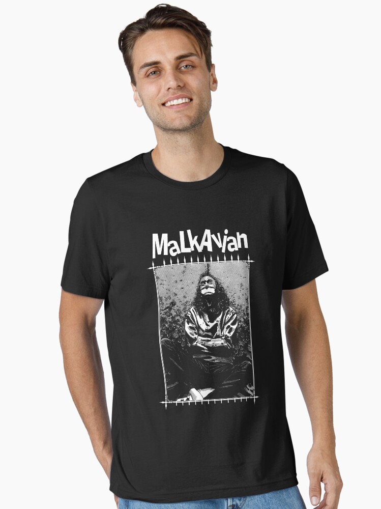 ヴィンテージ Malkavian Tシャツ 黒 フェード 大きいサイズ