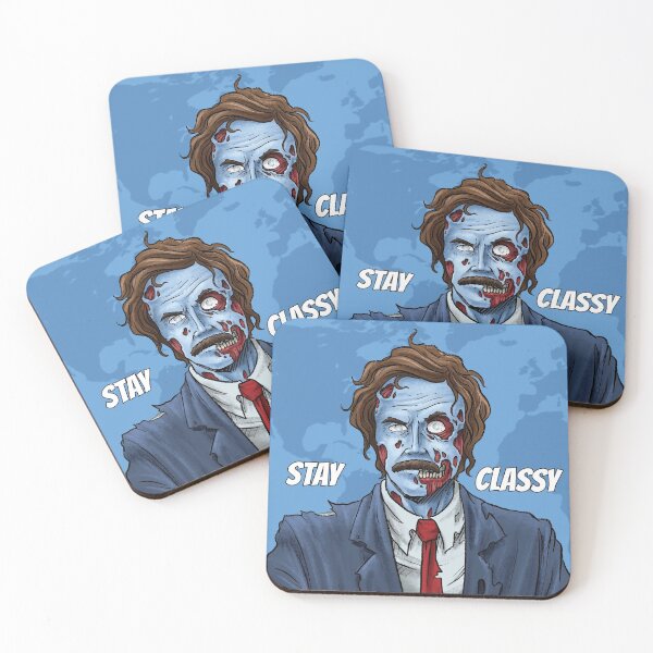 Item preview, Ron Zombie Newscaster Anchorman Zombie designed and sold by Bravebud.