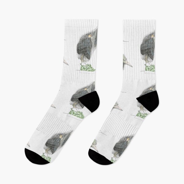 Item preview, Juvenile Green Heron in Camo Sneakers designed and sold by JimsBirds.
