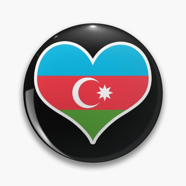 Item preview, Azerbaijan Flag Heart designed and sold by PKHalford.