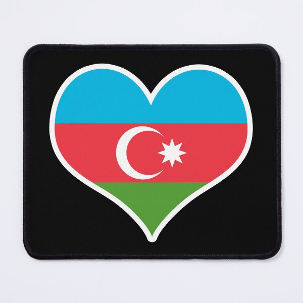 Item preview, Azerbaijan Flag Heart designed and sold by PKHalford.