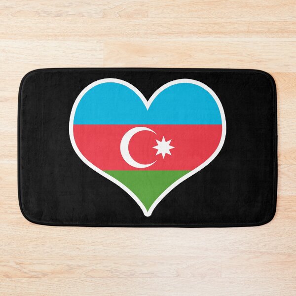 Item preview, Azerbaijan Flag Heart designed and sold by PKHalford.