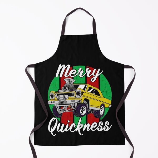 Item preview, Merry Quickness Funny Christmas Vintage Hotrod Muscle Car designed and sold by CharJens.
