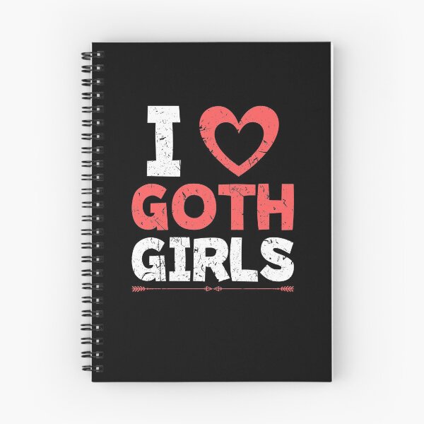 Item preview, I Love Goth Girls Gothic Pride E-Girl E-Boy Emo designed and sold by Sinful Charm.