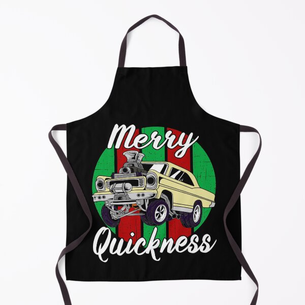 Item preview, Merry Quickness Funny Christmas Vintage Hotrod Muscle Car designed and sold by CharJens.