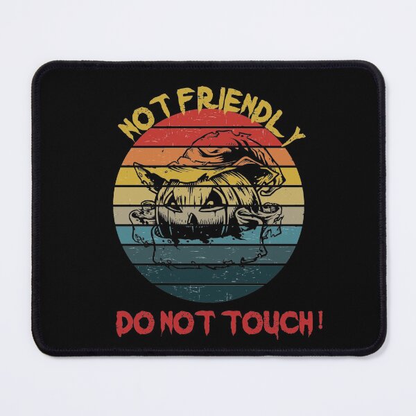 Item preview, Copy of Not Friendly Do Not Touch - Social Distancing Retro Vintage Sunset Scary Pumpkin Design Gift Idea For Halloween designed and sold by Prince - Bestseller ★★★★★.