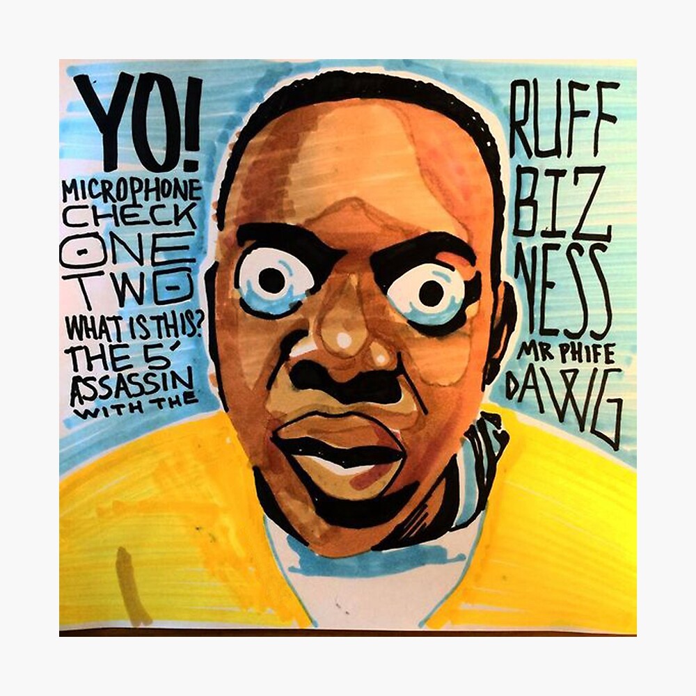 Phife Dawg Metal Print By Cindyava28 Redbubble