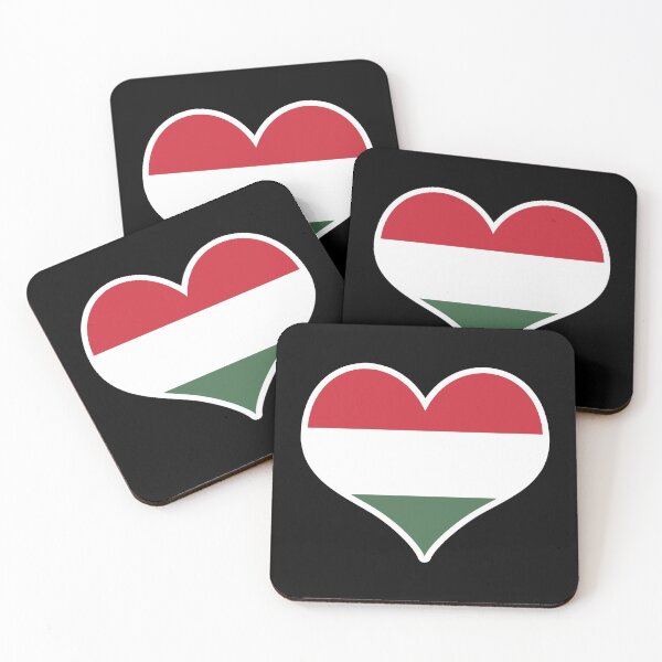 Item preview, Hungary Flag Heart designed and sold by PKHalford.
