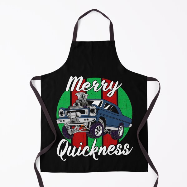 Item preview, Merry Quickness Funny Christmas Vintage Hotrod Muscle Car designed and sold by CharJens.