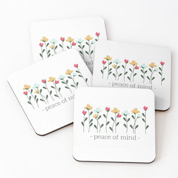 Item preview, peace of mind simple flowers designed and sold by Creativity Zone.