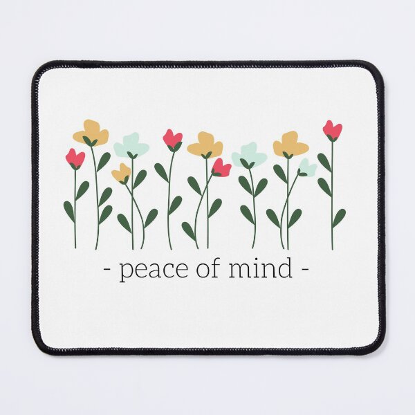 Item preview, peace of mind simple flowers designed and sold by Creativity Zone.