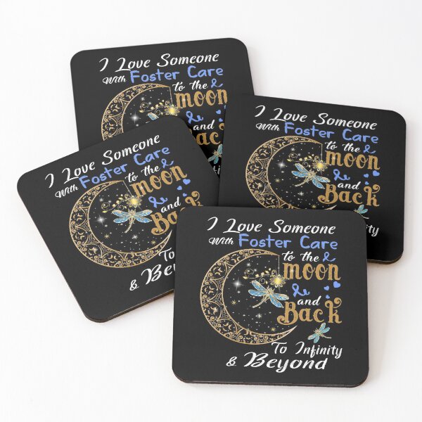 Item preview, I Love Someone With Foster Care To The Moon And Back designed and sold by Adropine.