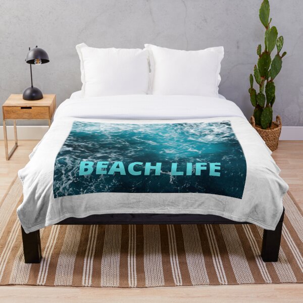Item preview, The blue beach side. designed and sold by LATESTCREA.