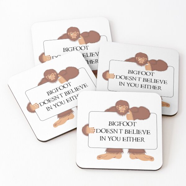 Item preview, Bigfoot Doesn't Believe In You Either Whiteboard designed and sold by LuckyKermit.