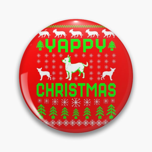 Item preview, Yappy Christmas, Christmas Dog Chihuahua Pattern designed and sold by ACC .