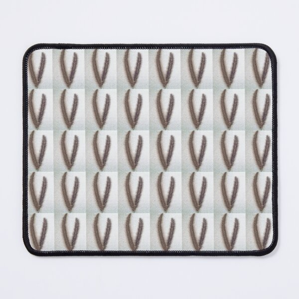 Item preview, Brown Cat's Tail Flowers on Silver designed and sold by Lurline Halliman.