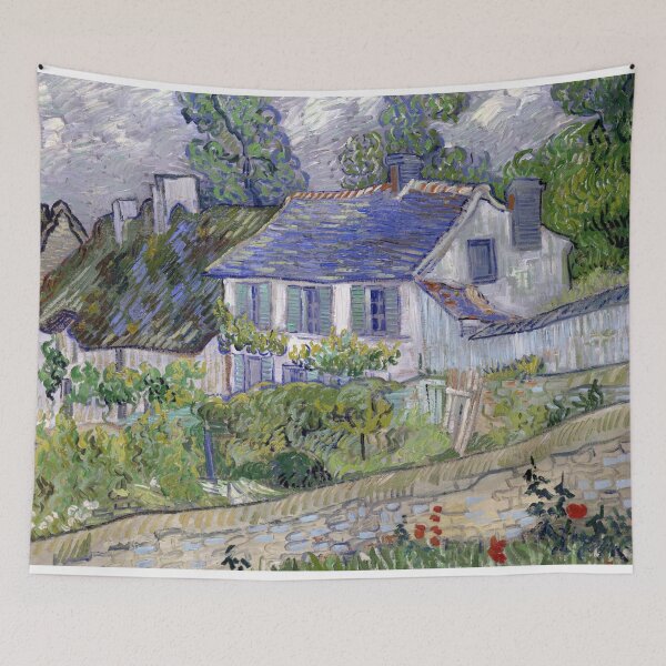 Item preview, Houses at Auvers designed and sold by amonarte.