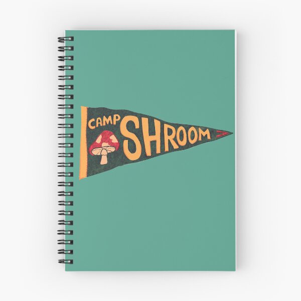 Item preview, Camp Shroom Pennant designed and sold by Lucie Jamais.