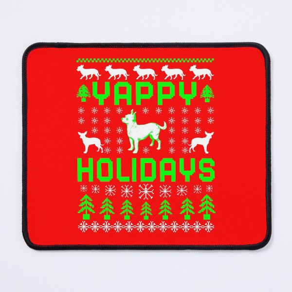 Item preview, Yappy Holidays, Christmas Dog Chihuahua Pattern designed and sold by ACC .