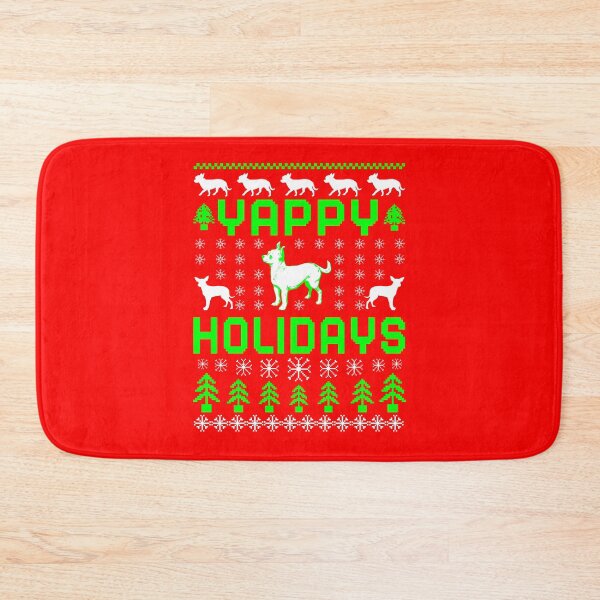 Item preview, Yappy Holidays, Christmas Dog Chihuahua Pattern designed and sold by ACC .
