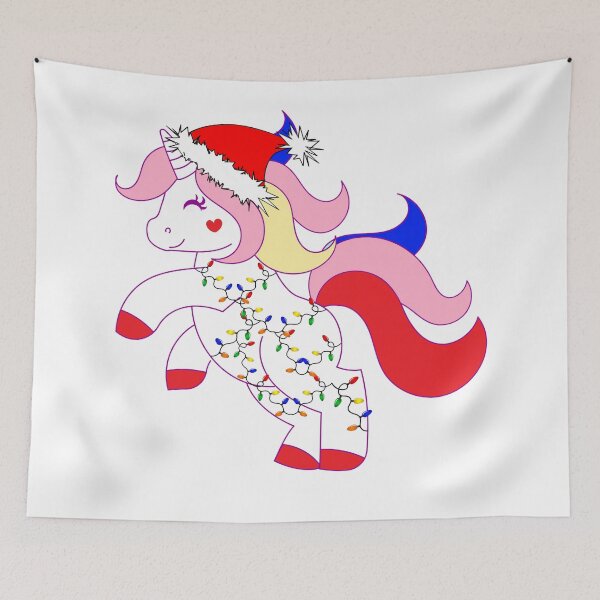 Item preview, SANTA CLAUS UNICORN designed and sold by TrendySpace.