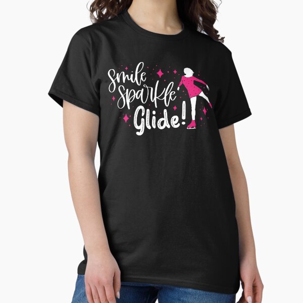Item preview, Smile Sparkle Glide (Black Background) designed and sold by TripleTriple.