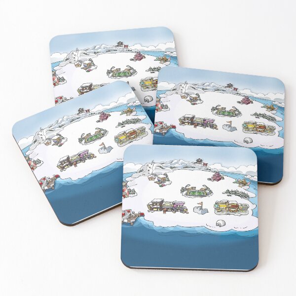Item preview, Club Penguin Map designed and sold by jamielynngalla.