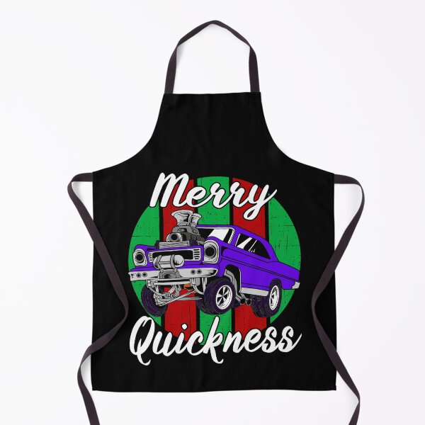 Item preview, Merry Quickness Funny Christmas Vintage Hotrod Muscle Car designed and sold by CharJens.