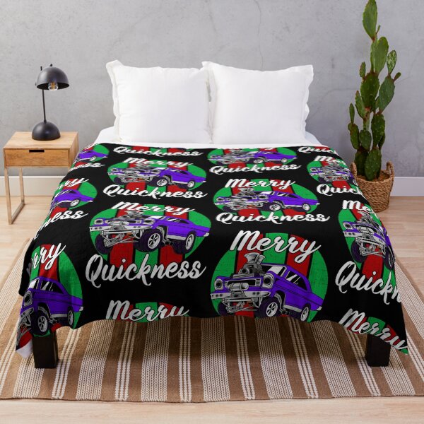 Item preview, Merry Quickness Funny Christmas Vintage Hotrod Muscle Car designed and sold by CharJens.