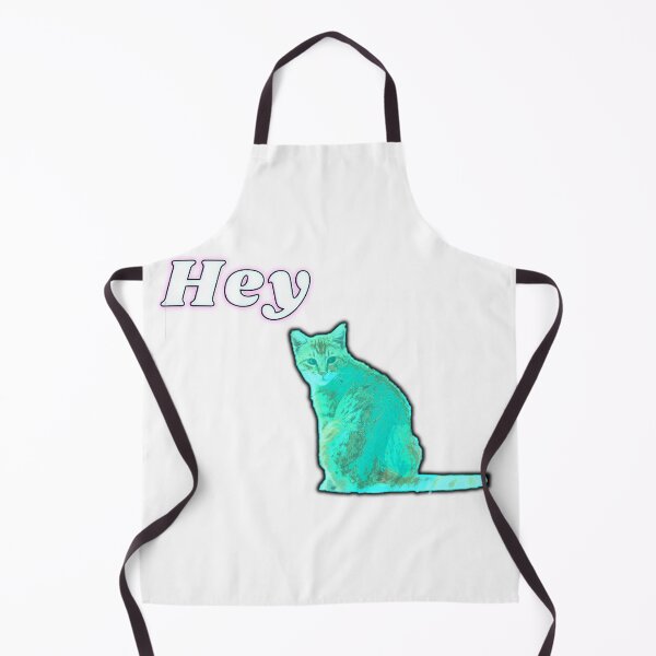 Item preview, cat says hey - flashy cat - Cat Whisperer Retro designed and sold by nasani.