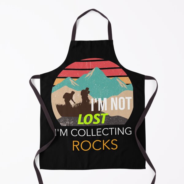 Item preview, I'M NOT LOST I'M COLLECTING ROCKS T-SHIRT/STICKER designed and sold by BestCoolStuff.