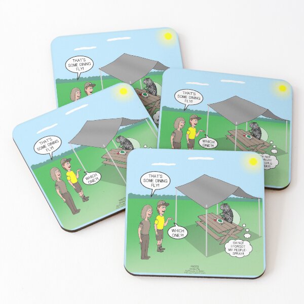 Item preview, Dining Fly designed and sold by Out to Lunch Cartoons and More.