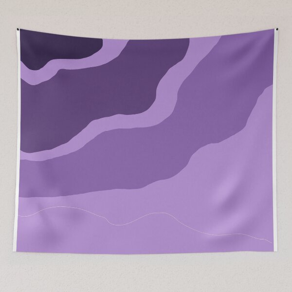Item preview, Flow of nature print purple designed and sold by -eyesee.