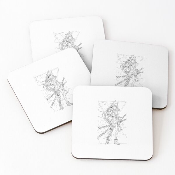 Item preview, Bionic warrior devil girl with explosions designed and sold by AnthonyVdV.