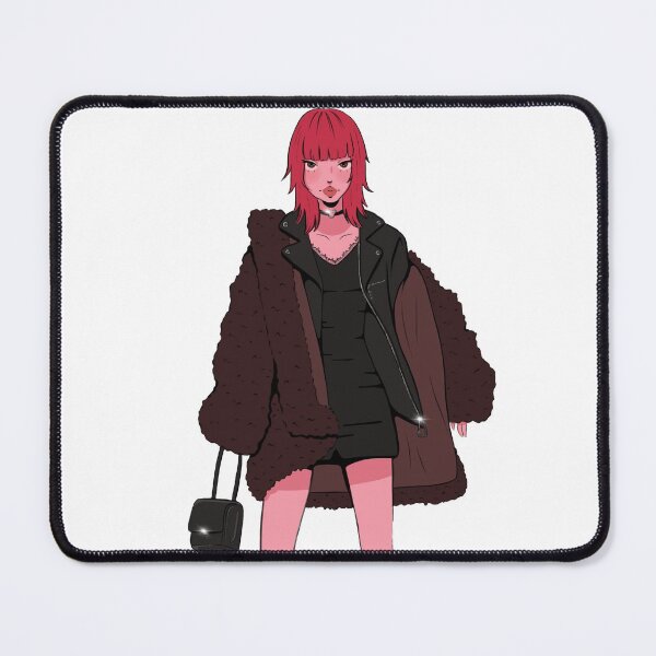 Item preview, Red Anime Goth Girl designed and sold by tulipicetea.
