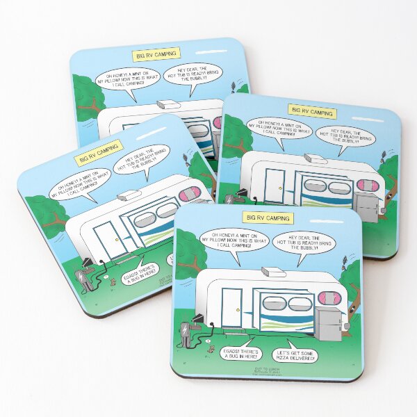 Item preview, Camping RV grande designed and sold by Out to Lunch Cartoons and More.