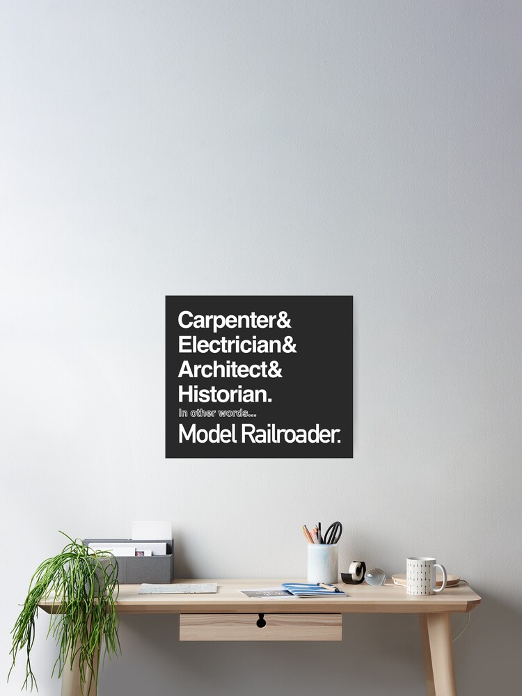 Thumbnail 2 of 3, Poster, Model Railroader designed and sold by tr1449.