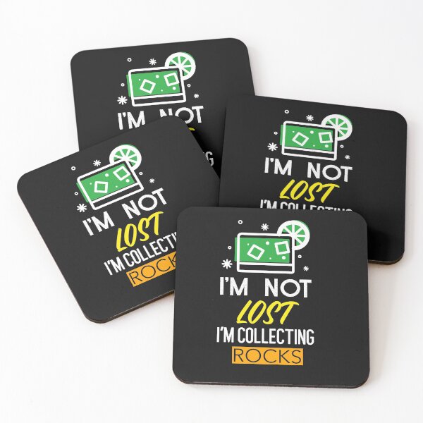 Item preview, I'M NOT LOST I'M COLLECTING ROCKS ESSENTIAL T-SHIRT designed and sold by BestCoolStuff.