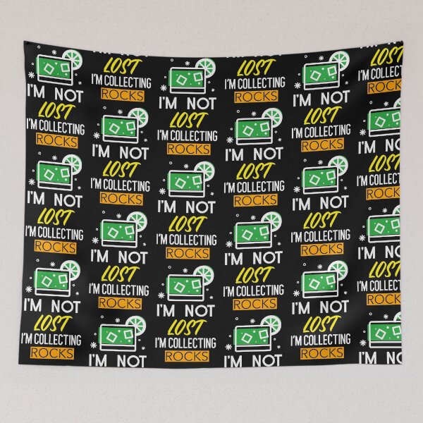 Item preview, I'M NOT LOST I'M COLLECTING ROCKS ESSENTIAL T-SHIRT designed and sold by BestCoolStuff.