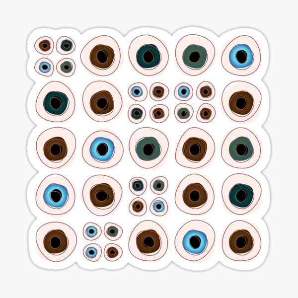 The All-Seeing Pattern Sticker