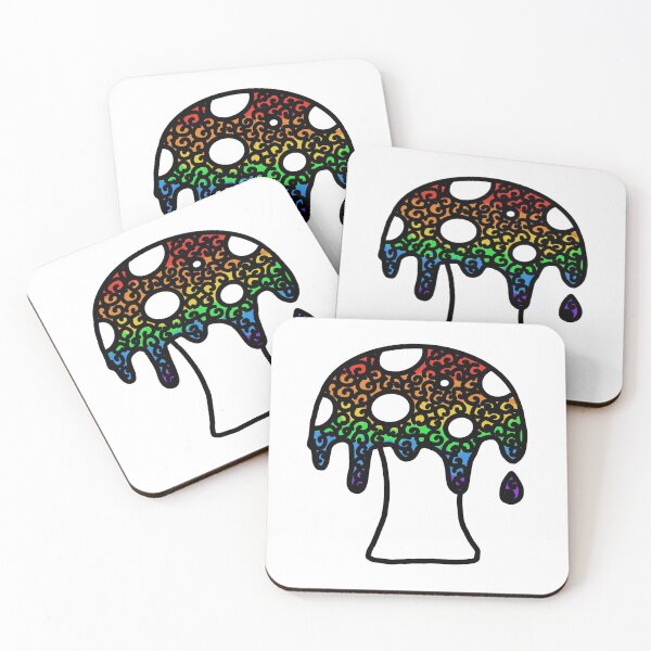 Item preview, Swirly Rainbow Shroom designed and sold by Arshia Arts.