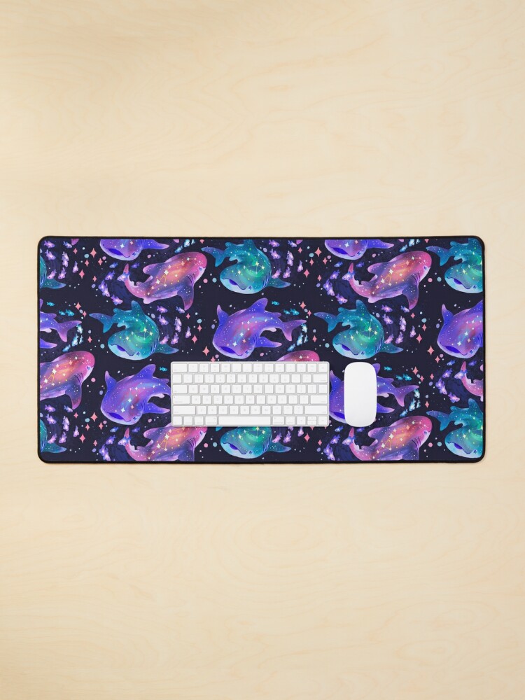 Mouse Pad, Cosmic Whale Shark designed and sold by Requinoesis